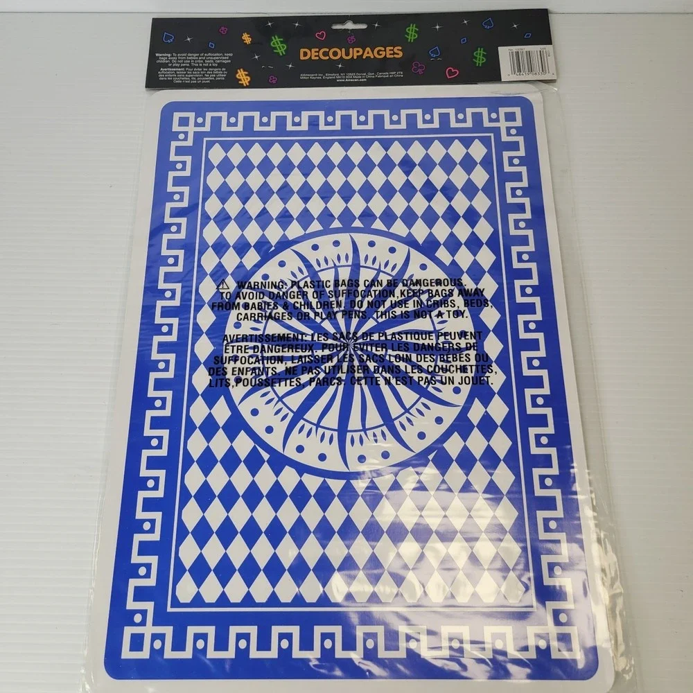 Amscan Casino Night Decor Set Jumbo Playing Cards Banner Cutouts Vintage New